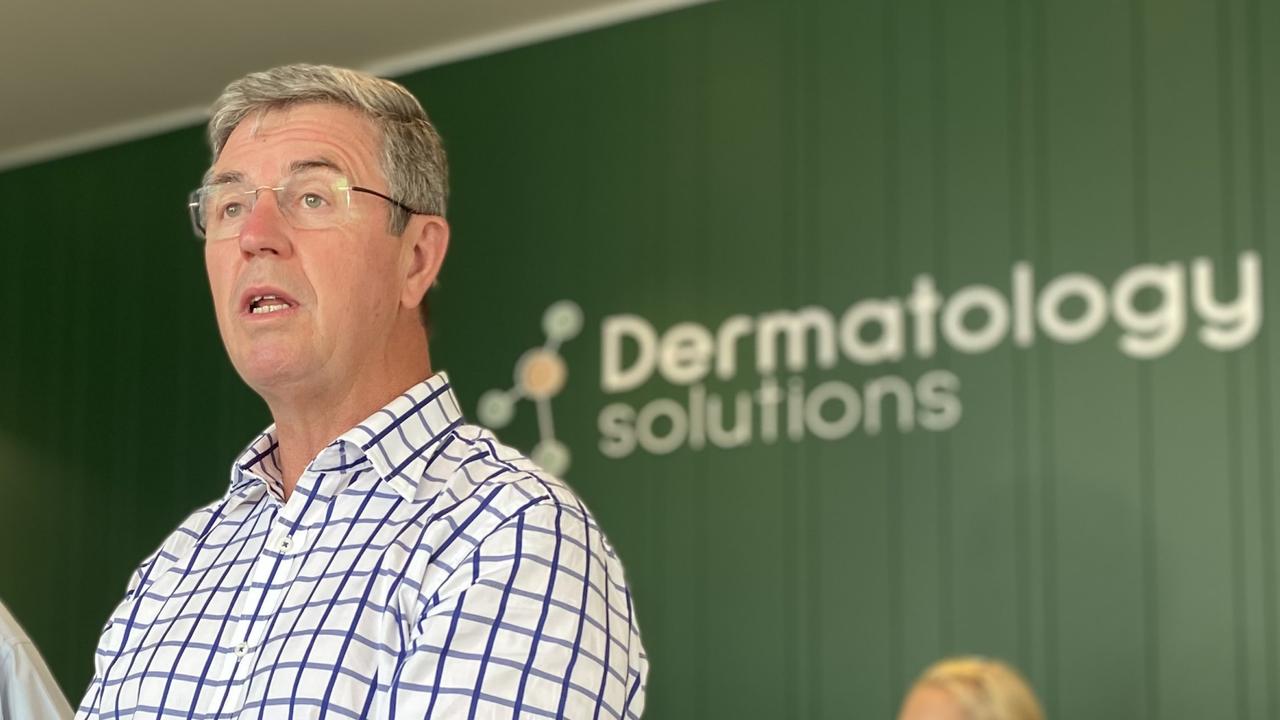 Capricornia MP Michelle Landry and Regional Health Minister Dr David Gillespie visited Dermatology Solutions in Rockhampton to remind people to be UV aware and get their skin checked.