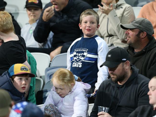 Nitro Circus at Kardinia Park on March 7, 2022. Stunts, crowd reactions, fireworks, plenty of colour. Picture: Mark Wilson