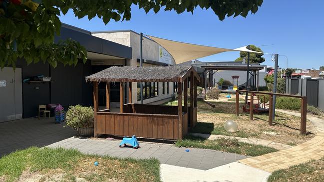 The outdoor play space was one of the issues raised in the emergency action notice. Picture: Sam Lowe