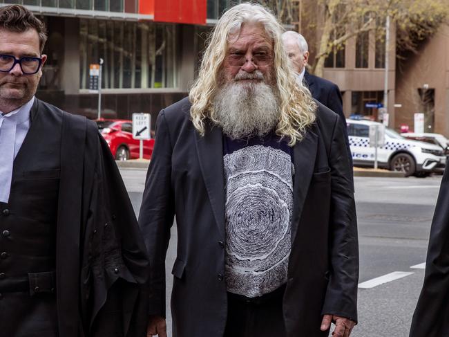 Clark outside County Court in Melbourne this week. Picture: Tamati Smith.