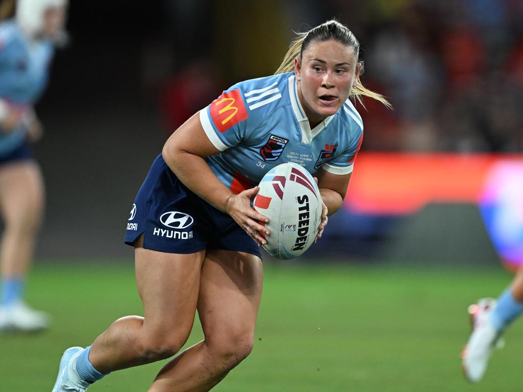 Blues star Keeley Davis. Picture: NRL Photos