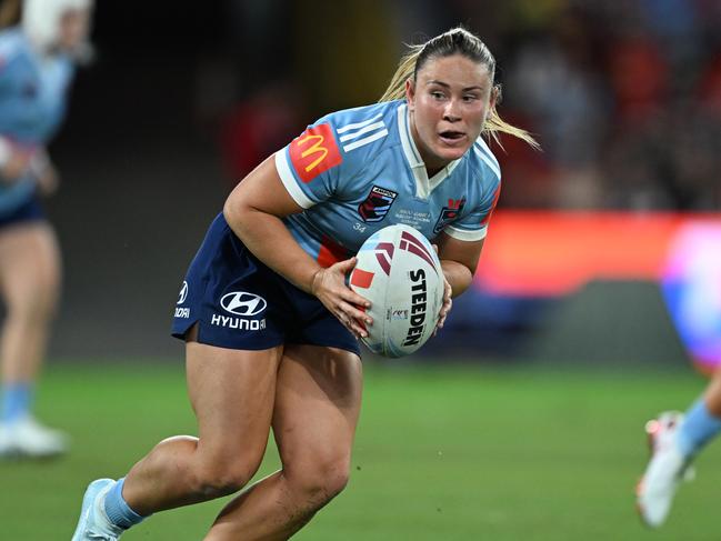 Blues star Keeley Davis. Picture: NRL Photos
