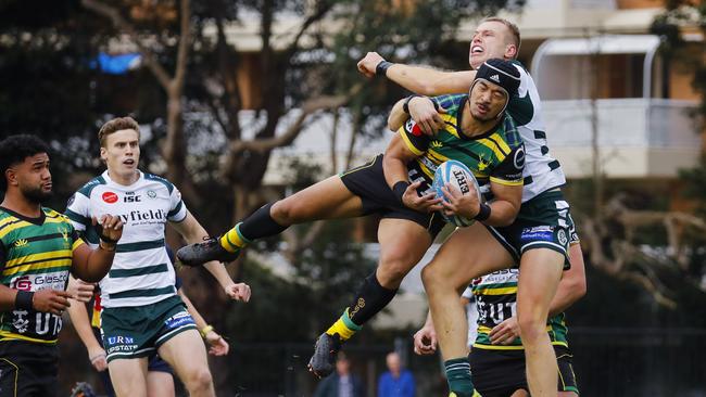 Warringah in action in last year’s Shute Shield.