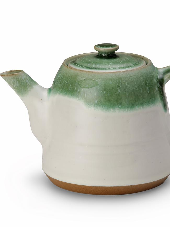 A Nepalese earthenware teapot.