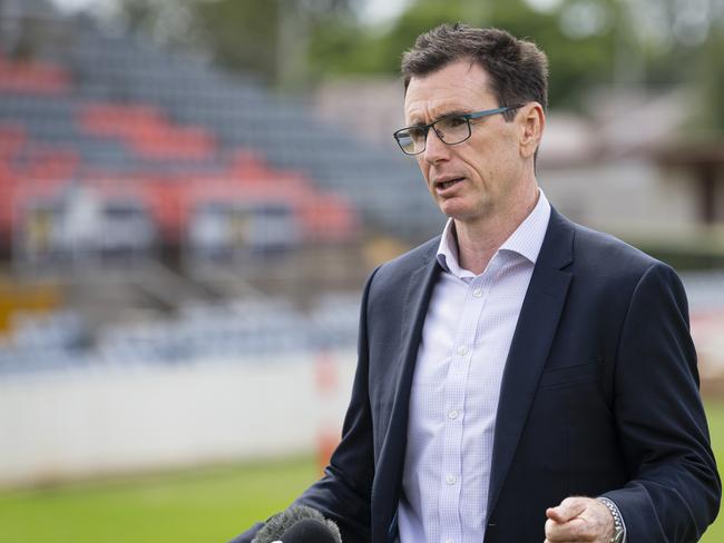 Queensland Rugby League CEO Ben Ikin has welcomed the news about Rugby Park being the alternative home venue for the Capras. Picture: Kevin Farmer