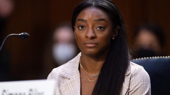 Simone Biles says there are more parties to blame than Larry Nassar. (Photo: Saul Loeb/AFP)