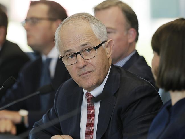 Prime Minister Malcolm Turnbull will outline the need to do more to crackdown on terrorists in “ungoverned digital spaces” in a national security address. Picture: Mathew Farrell