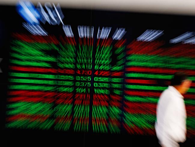 SYDNEY, AUSTRALIA - NewsWire Photos, October 29 2024. GENERIC. Stocks. Finance. Economy. Stock price ticker of the Australian Stock Exchange, ASX, at their offices on Bridge Street. Picture: NewsWire / Max Mason-Hubers