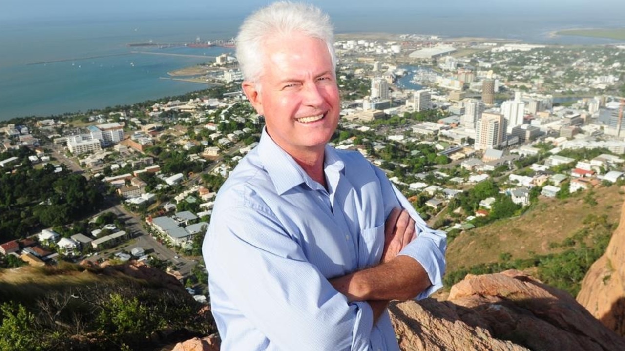 Townsville economist Colin Dwyer on top of Castle Hill. Picture: Supplied