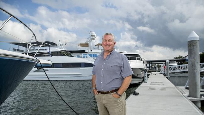 Gold Coast City Marina &amp; Shipyard Chief Executive Officer Trenton Gay. Picture: Jerad Williams