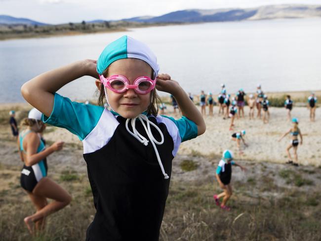 A Portrait of Australia: The best stories from 30 years of Australian Geographic. Despite its distance from the ocean, Jindabyne’s 60-odd Yabbies train in the dam’s cool, fresh waters. They are linked to Tathra on the NSW south coast and visit to compete in surf carnivals a couple of times a year. Photo by Frances Mocnik.