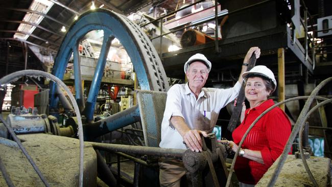 Bill Heck &amp; Patricia Heck at the Rocky Point Sugar Mill, Woonggoolba