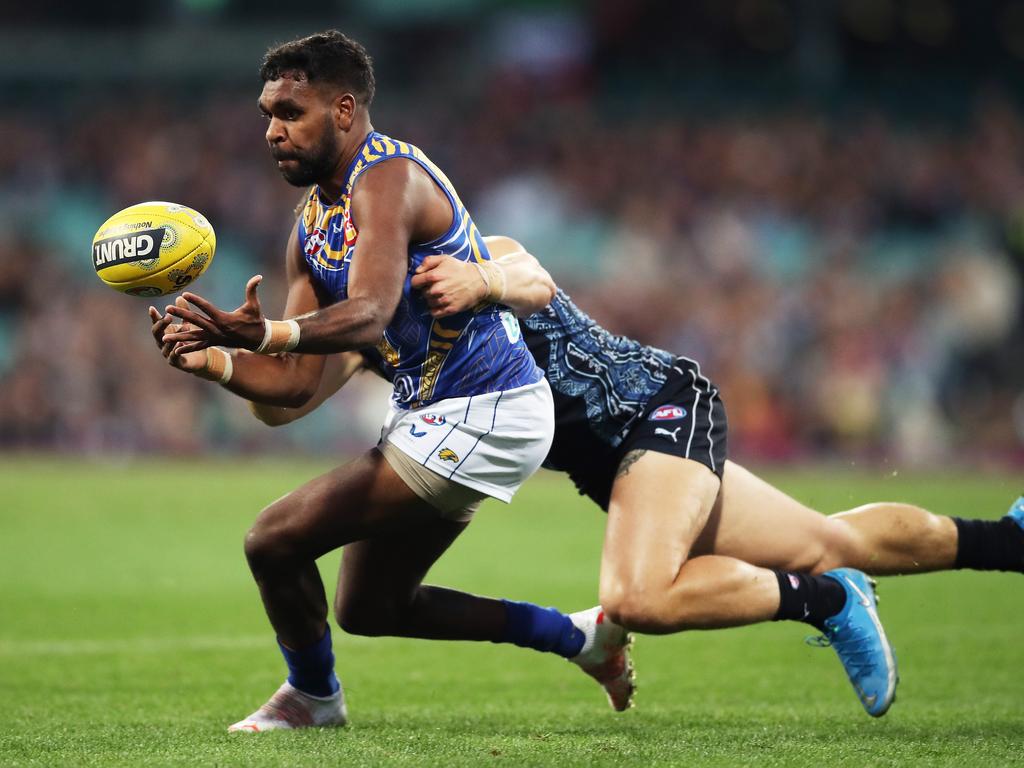 Liam Ryan booted four goals for the Eagles. Picture: AFL Photos/Getty Images