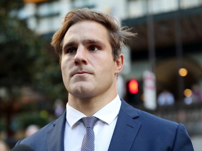 SYDNEY, AUSTRALIA - NewsWire Photos MAY 10, 2021 -  Jack de Belin leaves the Downing Centre in Sydney.Picture: NCA NewsWire / Christian Gilles