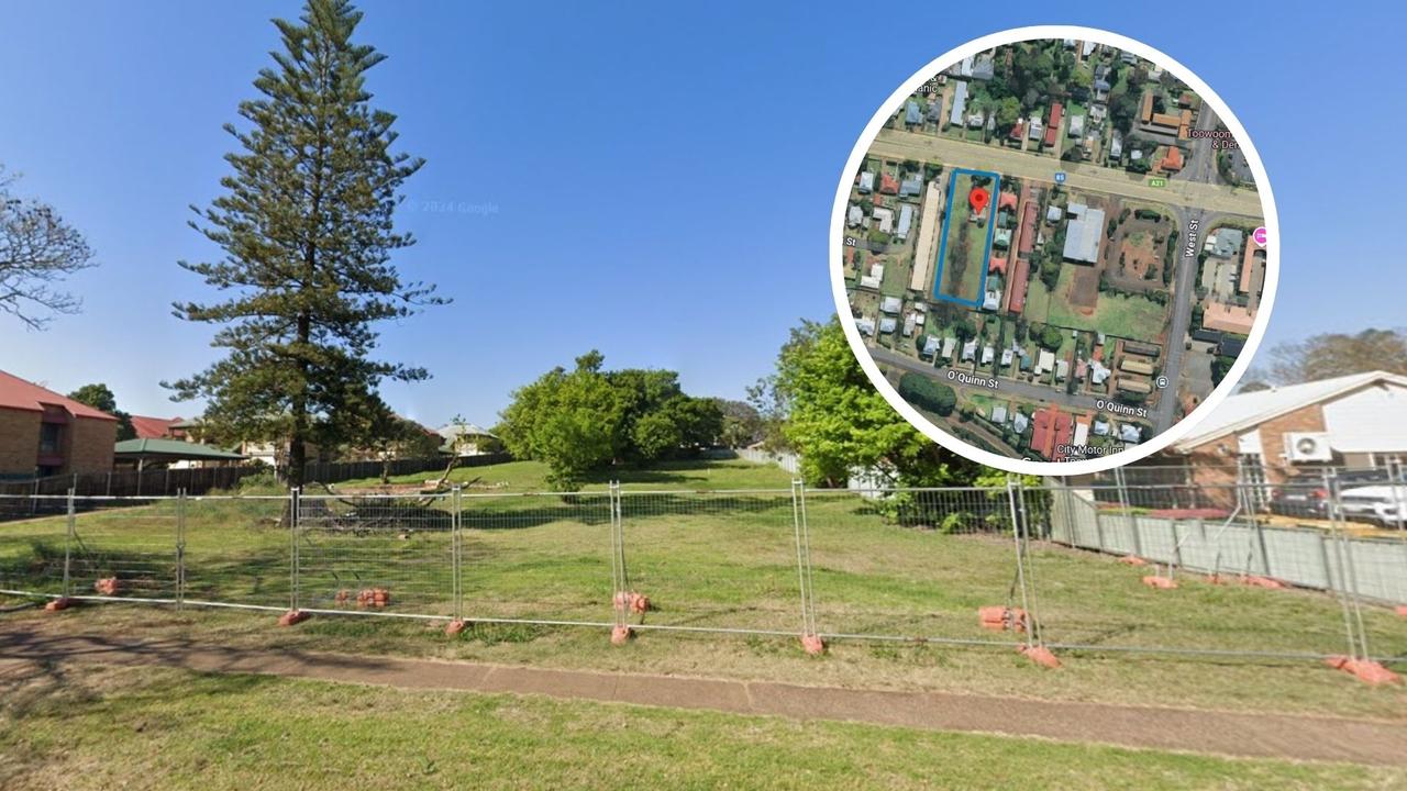 Proposed site for social housing development in Harristown along James St.