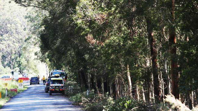 The police search along Batar Creek Road in late 2021. Picture: NewsWire/Peter Lorimer.