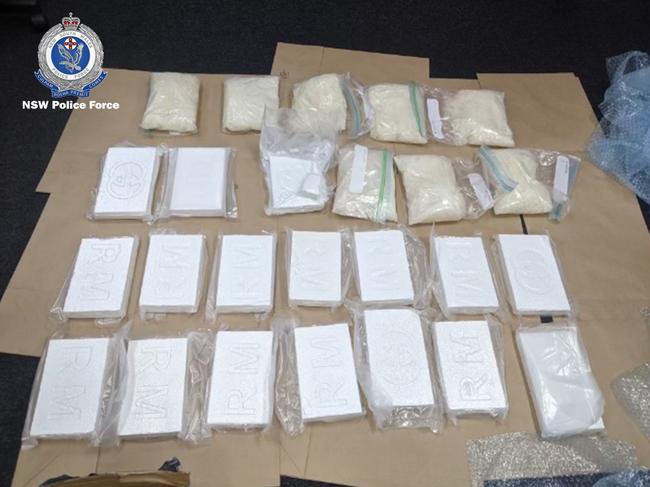 Drugs found in car. Picture: NSW Police