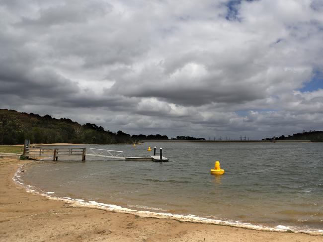 Sandy foreshore and mountain biking trails make Lysterfield Park a great place to visit. Picture: Stuart Milligan