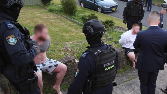 The Westman brothers were arrested during raids on their Coniston home on Friday, August 16. Picture: NSW Police