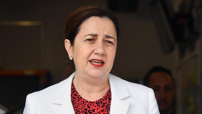 Queensland Premier Annastacia Palaszczuk in Mackay on Tuesday. Picture: Tony Martin