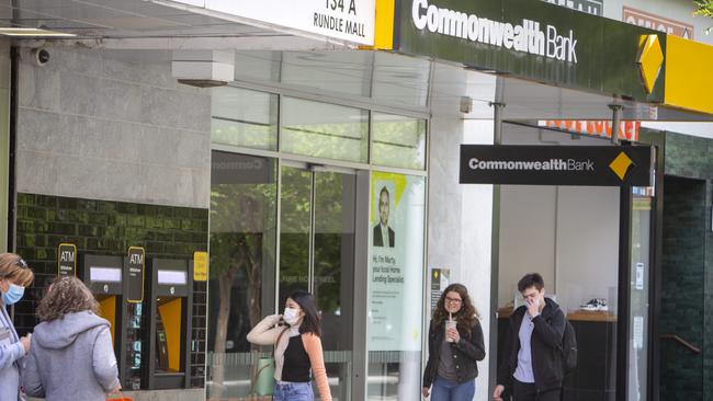 CBA dived 8.1 per cent to a four-month low of $98.99. Picture NCA NewsWire/Emma Brasier.