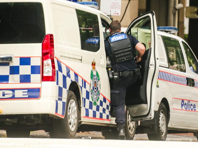 BRISBANE, AUSTRALIA - NewsWire Photos - FEBRUARY 21, 2025: Queensland Police generic photos in the Brisbane CBD.Picture: NewsWire / Glenn Campbell