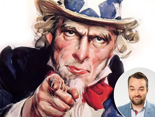 Shark Quiz Web Art: Uncle Sam.