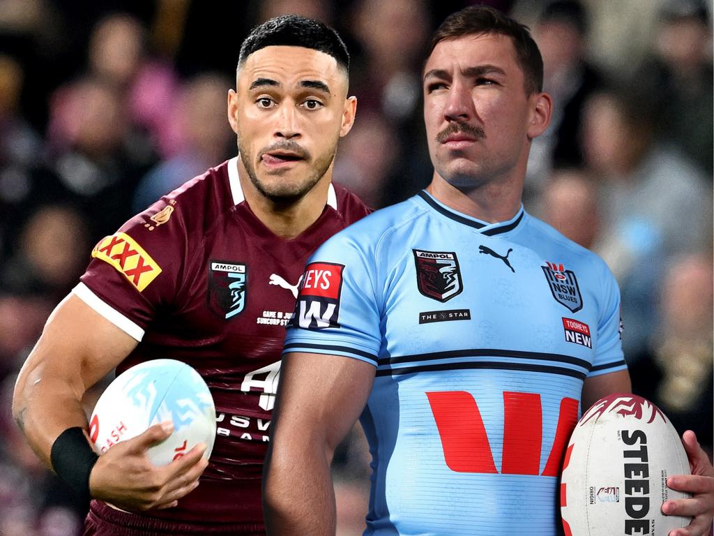 North Queensland Origin representatives Val Holmes (L) and Reece Robson (R).