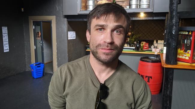 Backstage Bar and Restaurant Launceston owner Jimmy Hoyle. Picture: Alex Treacy