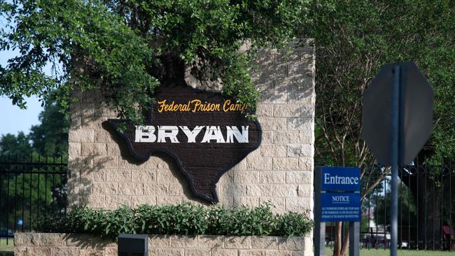 The Federal Prison Camp in Bryan, Texas, where Theranos' founder Elizabeth Holmes will serve her prison sentence. (Photo by Mark Felix / AFP)