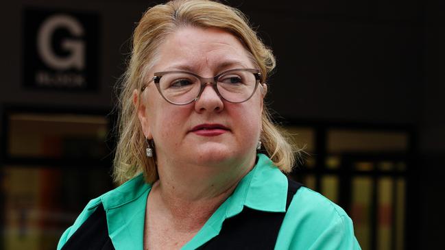 Minister for Education Natalie Hutchins has made a sensational backflip on her decision to slash dozens of teaching jobs. Picture: Luis Ascui