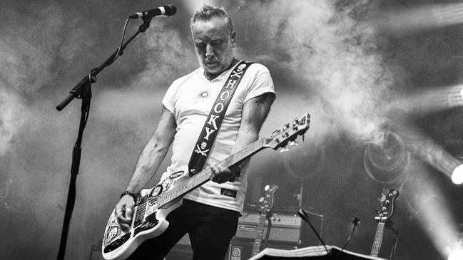 Peter Hook performs at the Manchester Apollo last month. Picture: Steve White