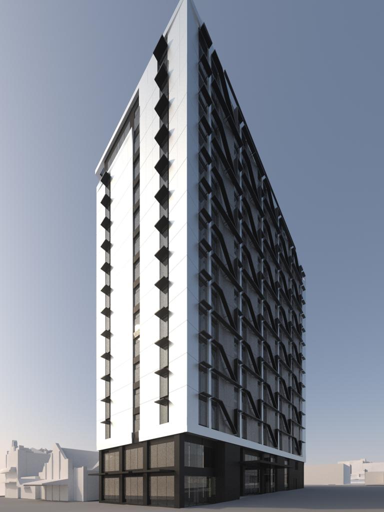 Damian Lester also proposed building the Lester Hotel on the West Tce site.