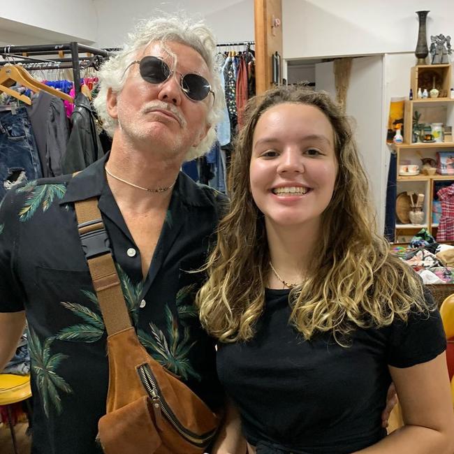 Hollywood director Baz Luhrmann and daughter Lily bought matching handmade pearl and ruby necklaces from The Other Shop in Cairns during a forced filming hiatus for an upcoming Elvis Presley biopic. PICTURE: THE OTHER SHOP / FACEBOOK