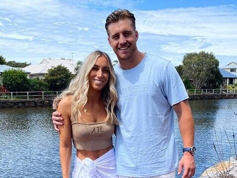 Cameron Munster and his partner are expecting.