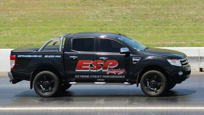 Motorsports identity Grant Mathew Henderson, 39, was arrested with $288,000 worth of cocaine in his Ford Ranger. Picture: Facebook/Supplied