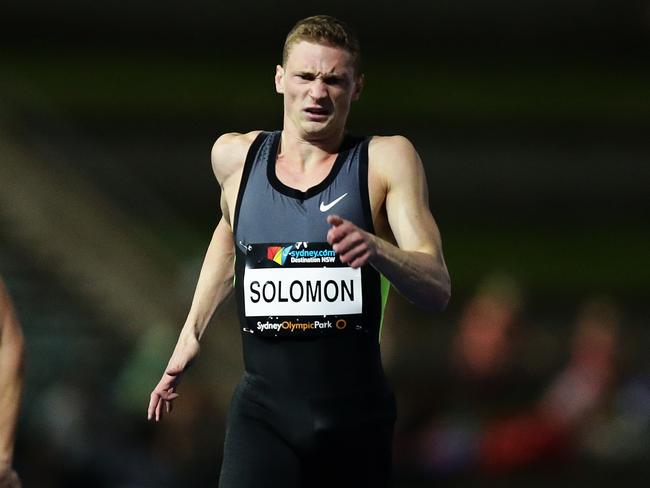 Steve Solomon has failed to clock an Olympic qualifying time. Picture: Brett Costello