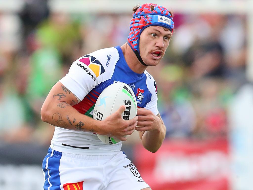 Kalyn Ponga has a three-year deal at the Knights – but that doesn’t mean he couldn’t leave early. Picture: Kelly Defina/Getty Images