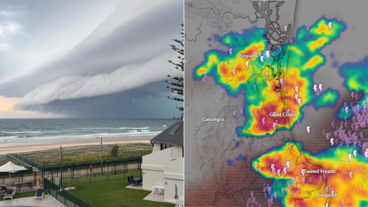 ‘Damaging winds, large hail’: New storm warning for southeast as Qld temps hit 40C+