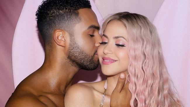 Shakira and rumoured new boyfriend Lucien Laviscount.