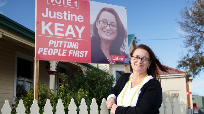 Braddon MP Justine Keay photographed in Ulverston on the North coast of Tasmania. Picture: Peter Mathew