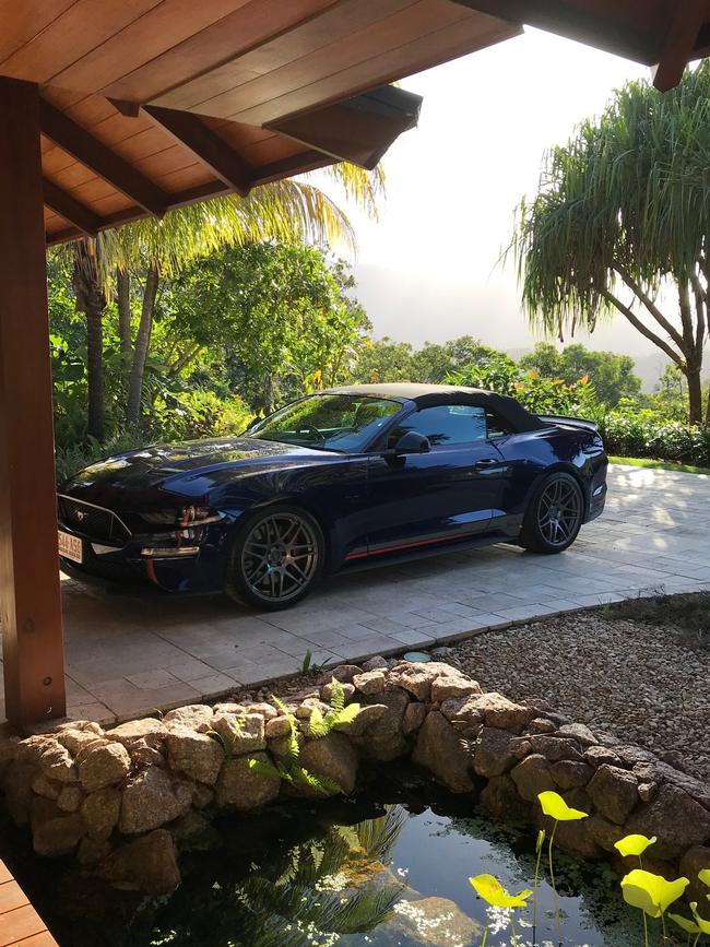 The Ford Mustang V8 GT Convertible.