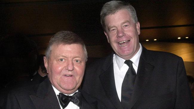 Leckie pictured with the legendary Sam Chisolm.
