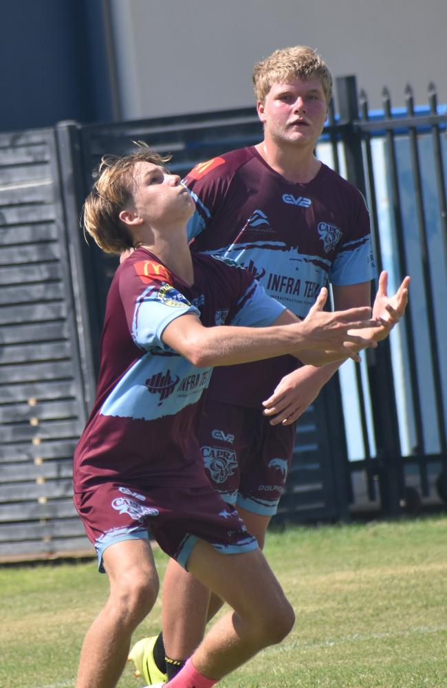 CQ Capras under-17 boys squad pre-season training session at The Cathedral College, Rockhampton, on January 11, 2025.