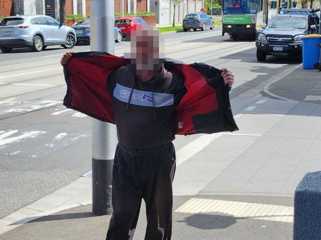 Man accused of disturbing slur to Jewish man. Picture: Supplied