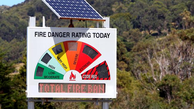 Tomorrow is a Total Fire Ban Day in Victoria with temperatures expected to be in the 40s.