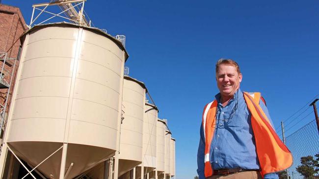 Gerhard Oberholzer said he was excited about the future for Defiance Maize, which is planning to expand its onsite grain storage capacity with six new 1800-tonne silos in Warwick. Picture: Marian Faa
