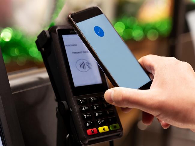 Eftpos Machine at Self Checkout in a supermarket