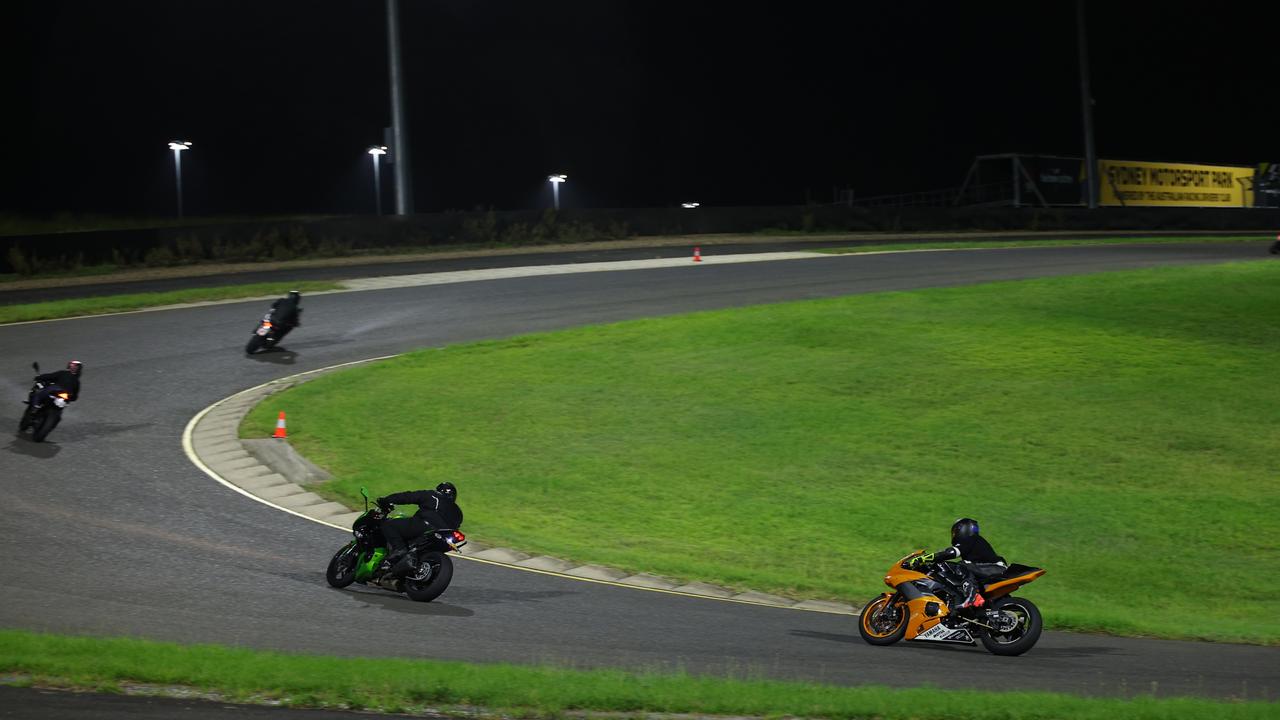 MotoSchool rider training at Sydney Motorsport Park. Photo: MotoSchool/SDpics