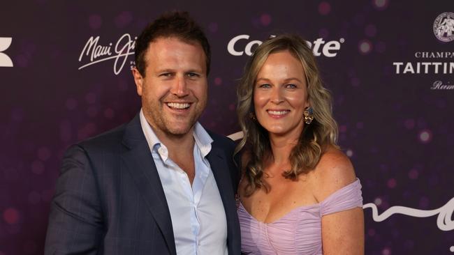 Campbell Brown and wife Jess are eagerly awaiting the arrival of their third son. Picture: supplied